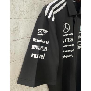 Polo F1 Negro 2025