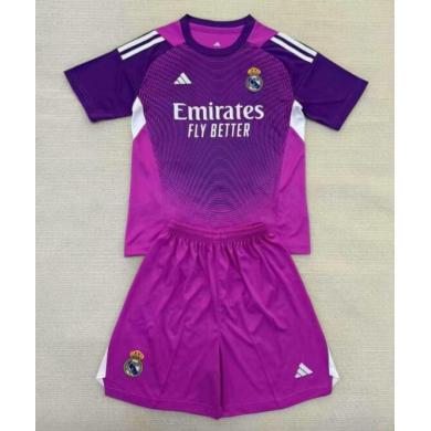 Camiseta Real Madrid Portero (Hombre/Niño) Púrpura 25/26