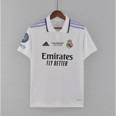Camiseta REAL M ADRID Campeones 14 Primera Equipación 22/23 Niño